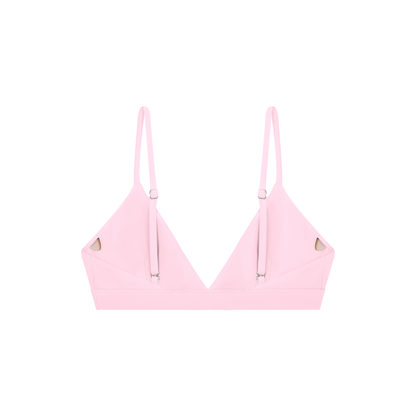 Brassière de sport crop col V