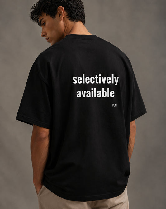 SELECTIVELY AVAILABLE NOIR