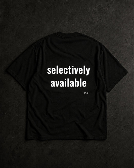 SELECTIVELY AVAILABLE NOIR