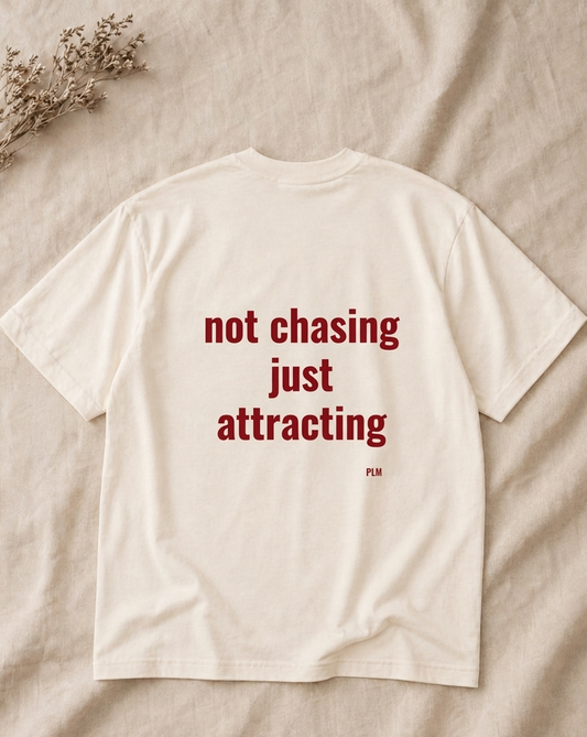 NOT CHASING — T-SHIRT CREAM