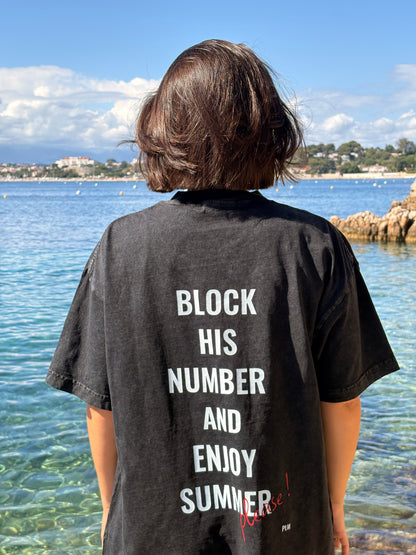 BLOCK HIS NUMBER NOIR
