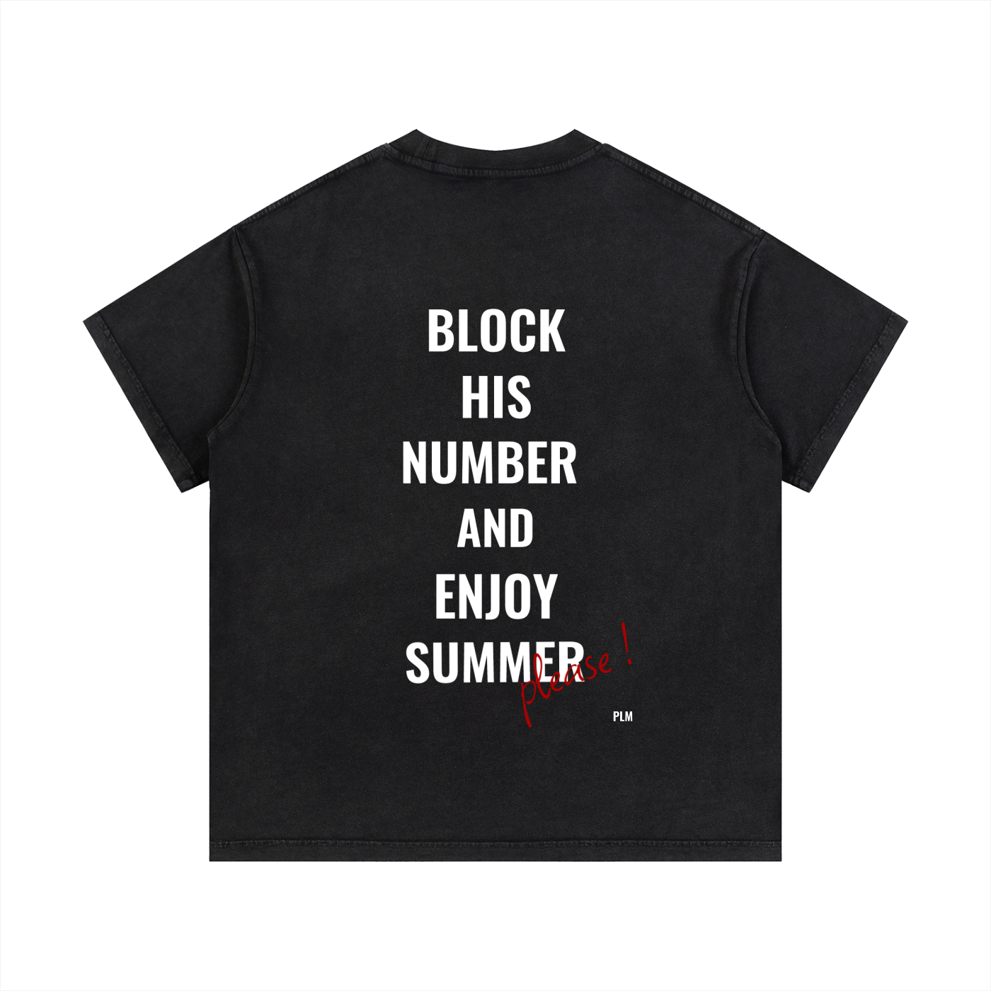 BLOCK HIS NUMBER NOIR