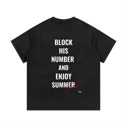 BLOCK HIS NUMBER NOIR