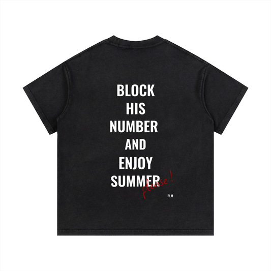 BLOCK HIS NUMBER NOIR