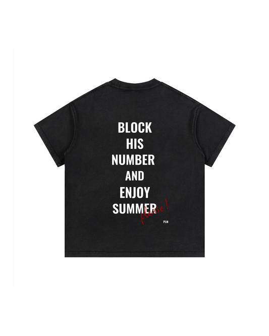 BLOCK HIS NUMBER NOIR